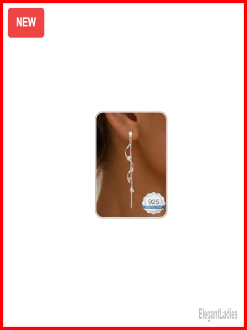 Sterling Silver CZ Pearl Drop Dangle Earrings for Women